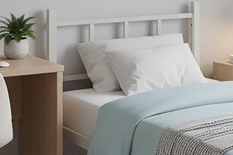 TİTAN TEK KİŞİLİK METAL KARYOLA, BEYAZ, 90X200