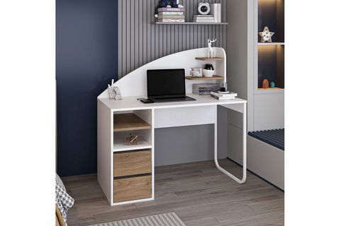 MİREL ÇALIŞMA MASASI, BEYAZ RAHLE