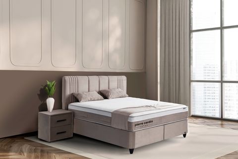 VOYAGE YATAK BAZA BASLIK SET, 90X200 CM