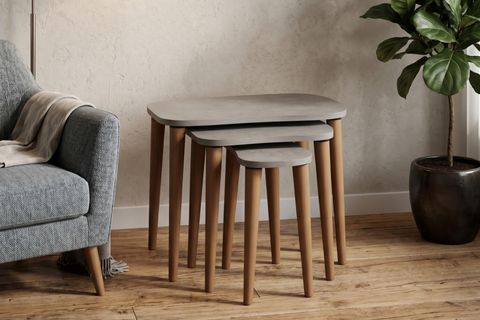 FORM ZİGON SEHPA, BETON DESEN