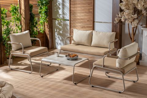 ZEN İPLİ BAHÇE TAKIMI, CAPPUCCİNO KREM