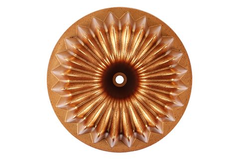 SERENK FUN COOKİNG YILDIZ ALÜMİNYUM DÖKÜM GRANİT KAPLAMA KEK KALIBI, SARI, 26 CM