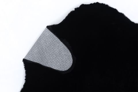 TAVŞAN POST KESİM MODERN MAKİNE HALISI, SİYAH, 120X180