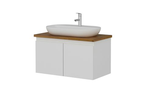 NİKA BANYO DOLABI ALT 85CM AS2K TZG BEYAZ