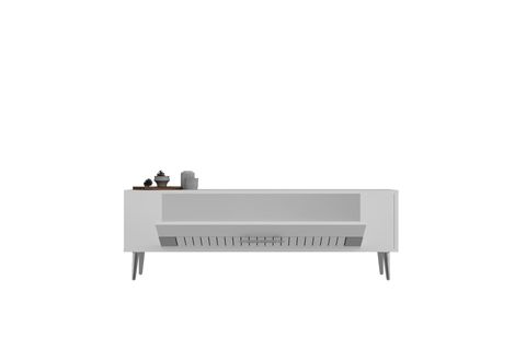 RETROLP TV SEHPASI, 4CT, BEYAZ GÜMÜŞ
