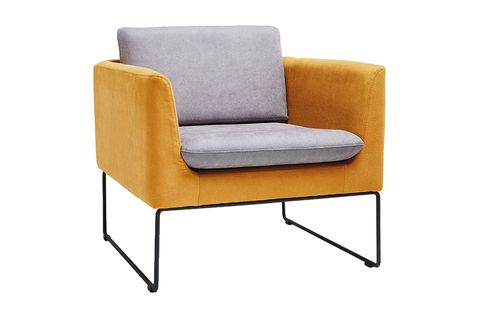KOZZA HOME FERRO METAL TEKLİ OFİS KOLTUĞU, SARI