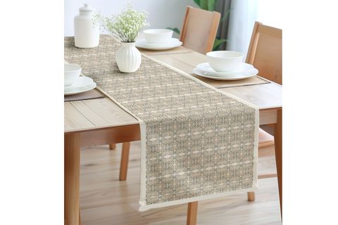 SANAT DOKUSU PAMUKLU MASA RUNNER, 0052 50X150 CM