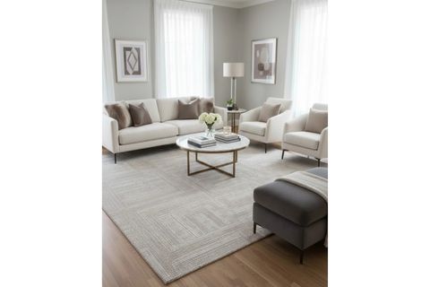 MERİNOS HALI ARDEN SALON HALISI, 79415 071, KREM GRİ, 160X230