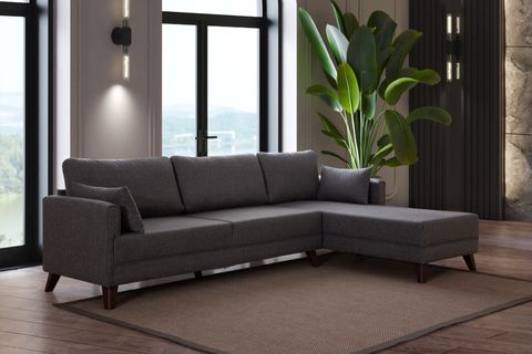 GLORİA KÖŞE KOLTUK, GRİ, SAĞ KÖŞE