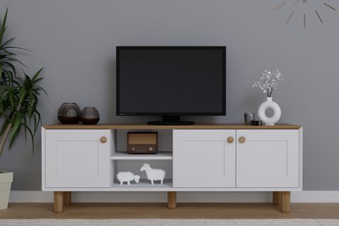 BOHEM SERİSİ TV ÜNİTESİ, GARDEN MEŞE BEYAZ