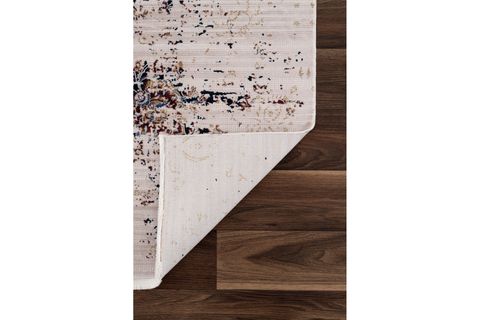 KOZA NOSTALGİA BEJ LACİVERT SALON HALISI A3010C, 100X200