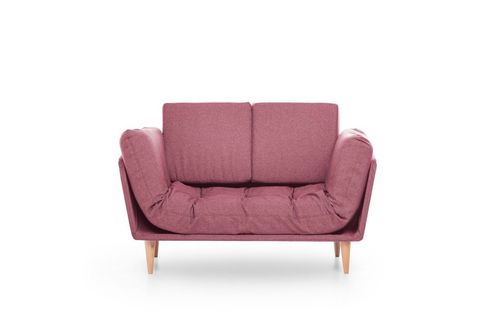 FUTON NİNA İKİLİ KANEPE, PEMBE