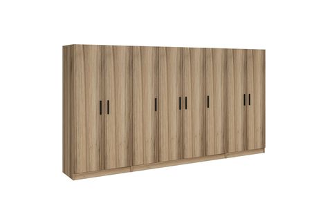 MİNAR KALE GARDIROP 9,  8 KAPAKLI,  190 CM