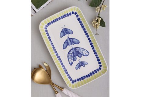 THE MİA PALMA DİKDÖRTGEN SERVİS TABAĞI 31X20 CM