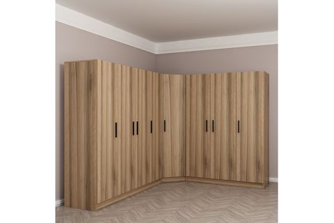 MİNAR KALE GARDIROP 7,  8 KAPAKLI,  190 CM