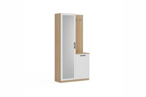 LAVO ASKILIKLI AYNALI PORTMANTO AYAKKABILIK, 2 KAPAKLI, 90 CM