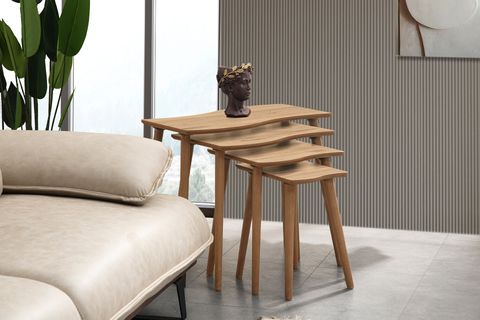 SALSA ZİGON SEHPA, DÖRTLÜ, MEŞE