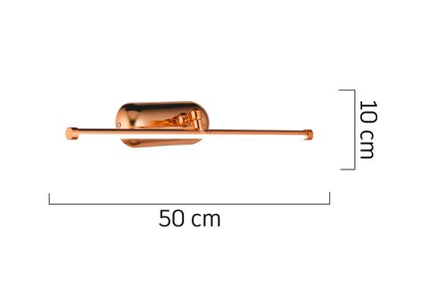 ANTOİN MODERN TASARIM LEDLİ APLİK, ROSE GOLD, 12 WATT