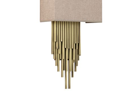 LAMPALUCE STRAORDİNARİO METAL VE KUMAŞ APLİK, SARI