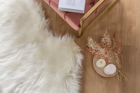 POST HALI KOYUN POST PELUŞ, BEYAZ, 60X90