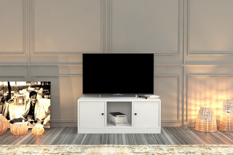 AYDIN TV ÜNİTESİ, BEYAZ, 98 CM, TVT-1016-Ç