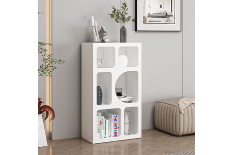 BOHEM MEBRAN KİTAPLIK, BEYAZ, 90 CM