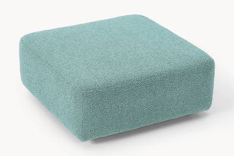 ALBA BUKLE PUF, TURKUAZ