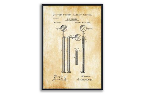 DİŞÇİ ALETLERİ PATENT ÇERÇEVELİ PANO SET, 50X70