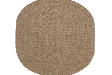 DİA ANTİBAKTERİYEL OVAL JÜT HALI, BEJ 668 160X230 CM