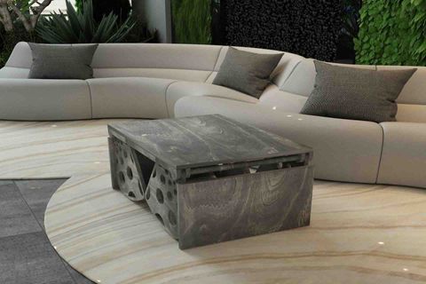 FOLDABLE KATLANABİLİR AKILLI ORTA SEHPA CEVİZ