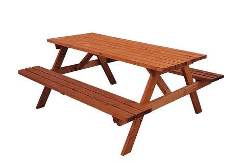 METSAN AHŞAP PİKNİK MASASI GENİŞ MASALI, 6 KİŞİLİK