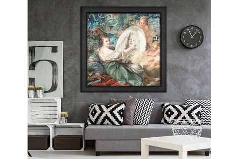 AHŞAP YAĞLI BOYA DOKULU TABLO, RÖNESANS
