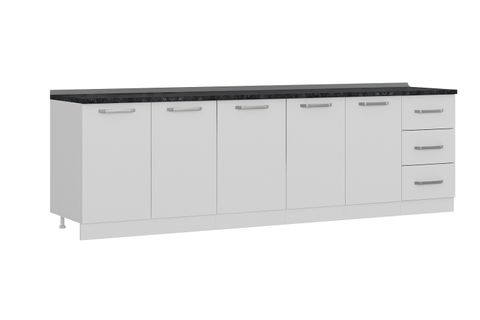 MİNAR 275 CM MUTFAK DOLABI BEYAZ 275-B1-ALT MODÜL