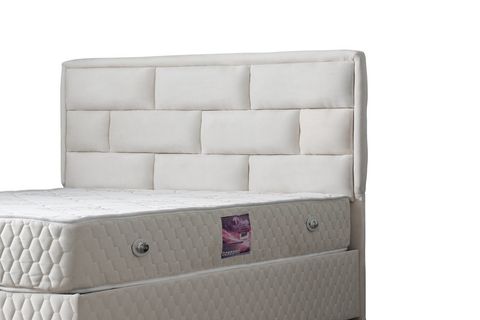 DİEGO NEW BAZA BAŞLIK VE YATAK SETİ, KREM, 150X200