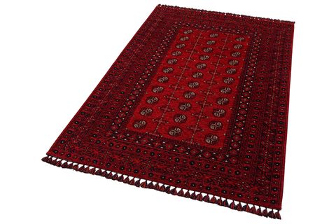 BUHARA BHR 04 KIRMIZI YIKANABİLİR HALI KİLİM 80X150