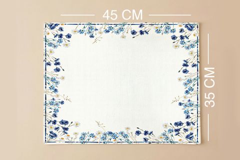 BAHAR SOFRASI PAMUKLU DÖRT ADET AMERİKAN SERVİSİ