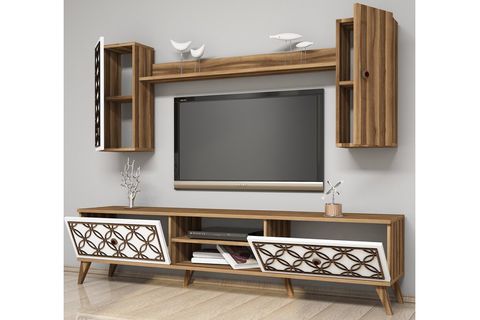 CLASS TV ÜNİTESİ, CEVİZ BEYAZ