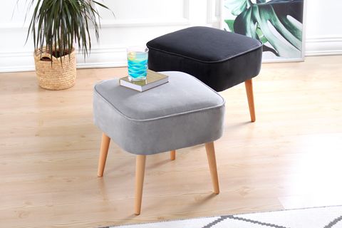 BOLİEN PUF, KOYU GRİ