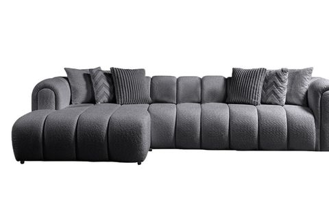 OSLO KÖŞE KOLTUK, SOL, KOYU GRİ