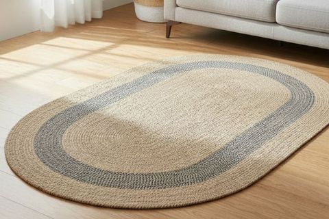 LORA OVAL MODEL HALI, NATURAL SİYAH, 80X150 CM