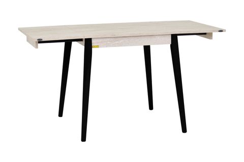 AVANOS AHŞAP KATLANIR KANATLI MDF MUTFAK MASASI, BEJ SİYAH