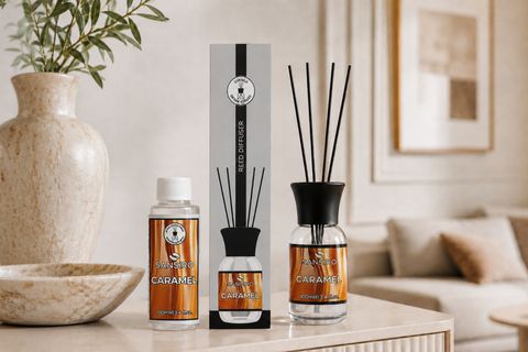 CARAMEL ÇUBUKLU ORTAM KOKUSU 100 ML + YEDEK