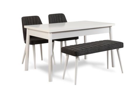 STORMİ SABİT MASA, BEYAZ, 120X75