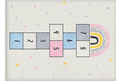 SEKSEKLİ ÇOCUK ODASI HALISI RENKLİ 120X175 CM