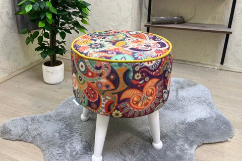 ASEDİA MİSKİN PUF, RETRO, AHŞAP, LAKE AYAK