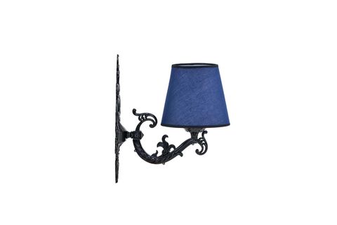 ZAMAK APLİK, SİYAH BOYALI MAVİ ŞAPKALI