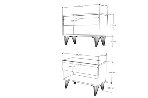YUSUF KOMODİN, 1 ÇEKMECELİ, BKCYN-0046