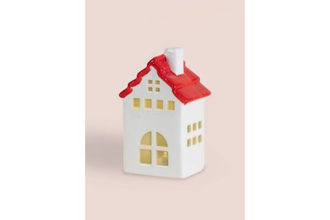 THE MİA DEKORATİF LED IŞIKLI EV BİBLO, 10X7X16 CM