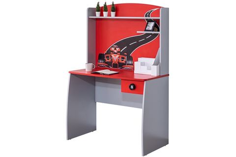 FORMULA GENÇ ODASI TAKIMI KIRMIZI AUDİ V7 FULL LEDLİ ARABALI YATAK