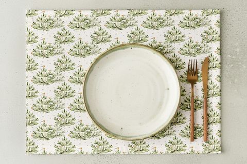 ZARİF ÇAM PAMUKLU DÖRT ADET AMERİKAN SERVİSİ